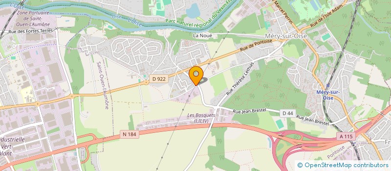 localisation de l'entreprise 953 279 429   MERY-SUR-OISE