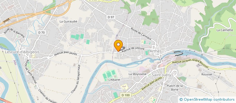 localisation de l'entreprise 953 284 684   ARTHES