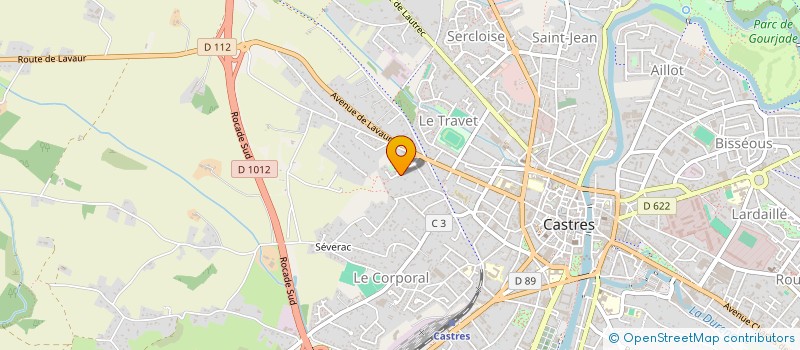 localisation de l'entreprise 953 291 309   CASTRES