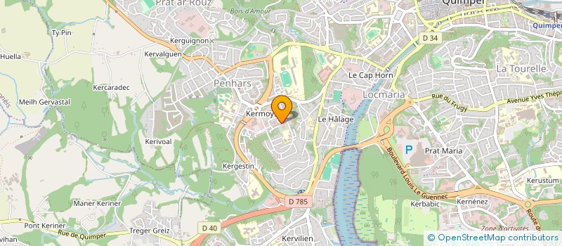 localisation de l'entreprise 953 335 098  à QUIMPER