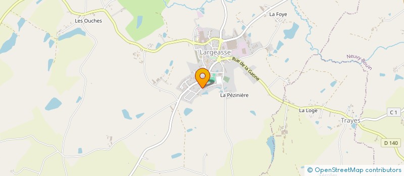 localisation de l'entreprise 953 350 857   LARGEASSE