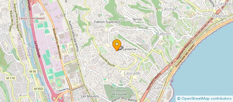 localisation de l'entreprise 953 389 400 à NICE