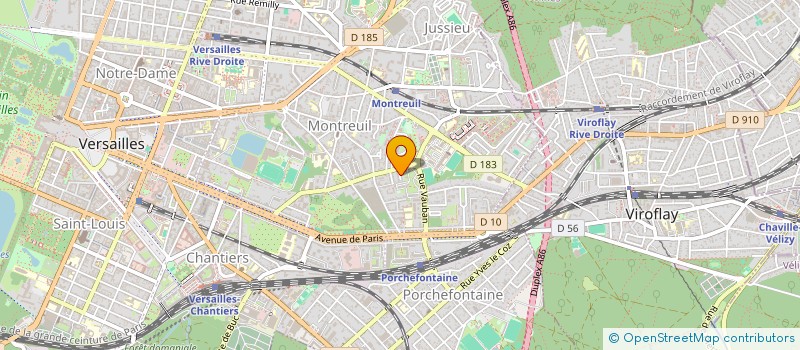 localisation de l'entreprise 953 395 761   VERSAILLES