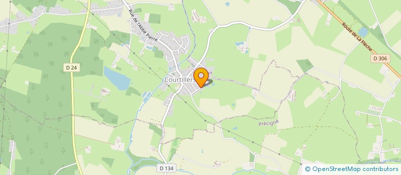 localisation de l'entreprise 953 407 889   COURTILLERS