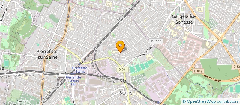 localisation de l'entreprise 953 440 849   STAINS