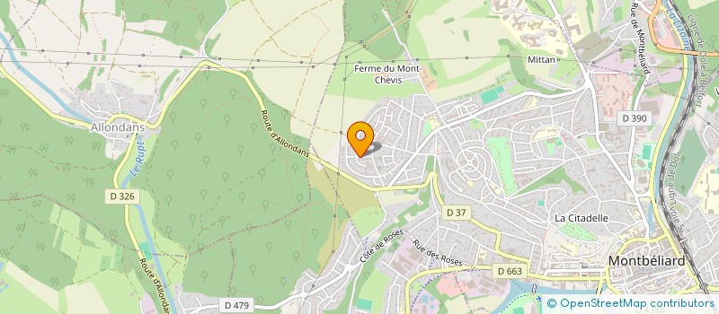 localisation de l'entreprise 953 478 377   COURCELLES-LES-MONTBELIARD