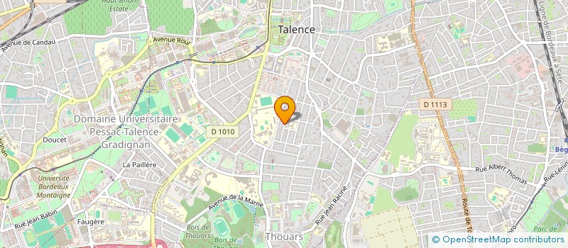 localisation de l'entreprise 953 492 808   TALENCE