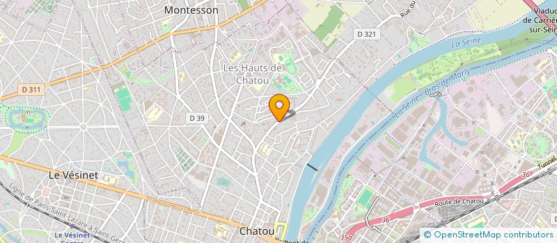 localisation de l'entreprise 953 535 176   CHATOU