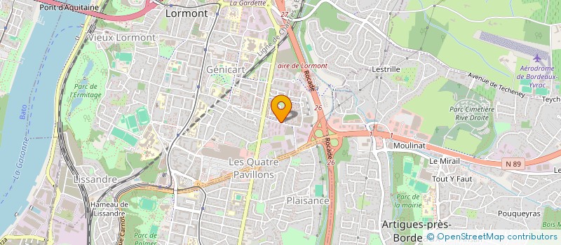 localisation de l'entreprise 953 551 470   LORMONT