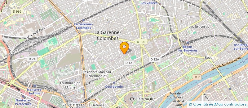 localisation de l'entreprise 953 563 335   LA GARENNE COLOMBES