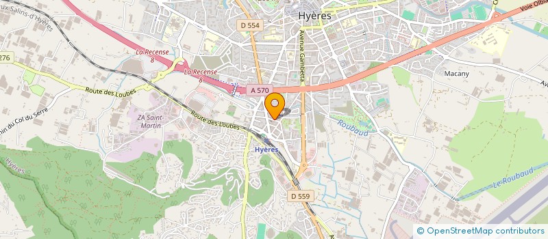 localisation de l'entreprise 953 574 415   HYERES