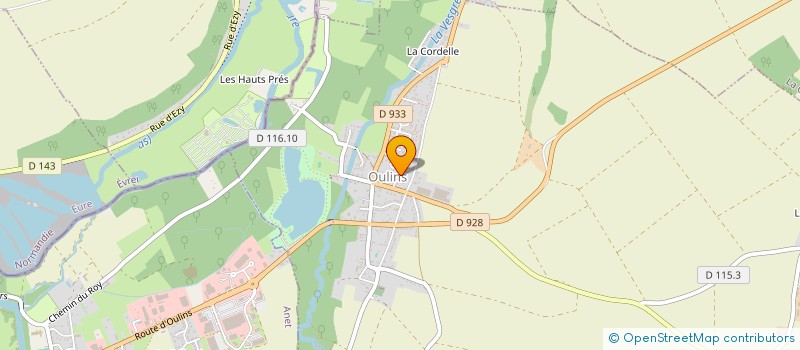 localisation de l'entreprise 953 638 111 à OULINS