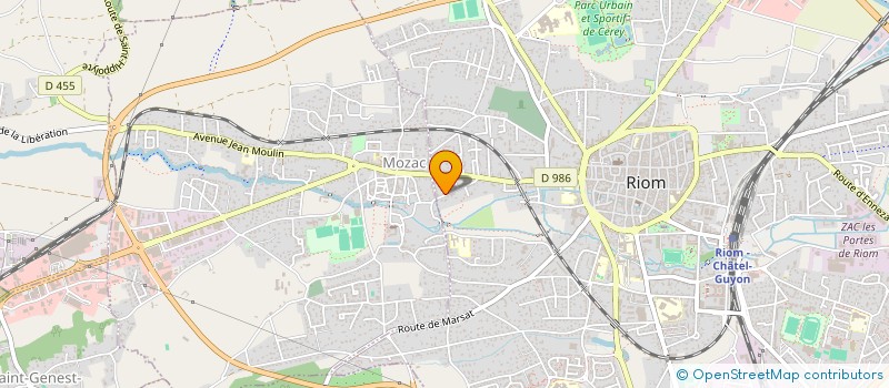 localisation de l'entreprise 953 666 104   RIOM