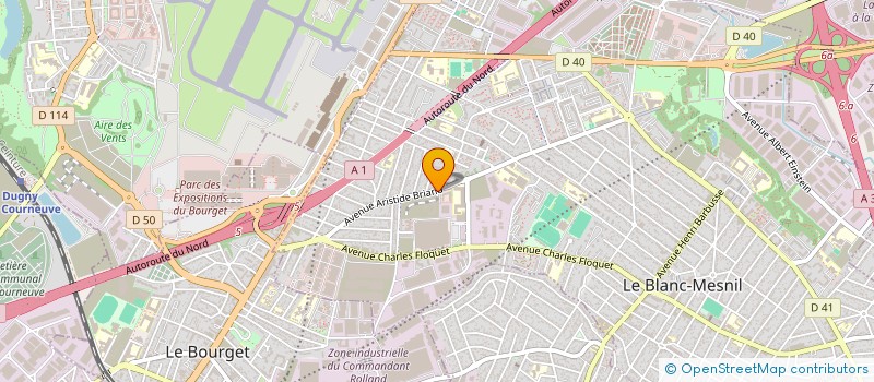 localisation de l'entreprise 953 673 001 à LE BLANC-MESNIL
