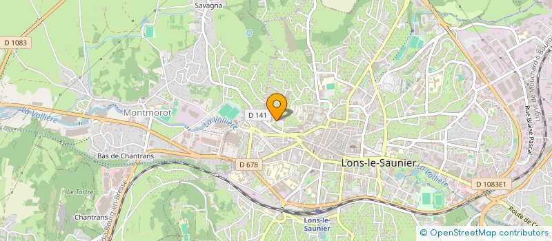 localisation de l'entreprise 953 689 130   LONS-LE-SAUNIER