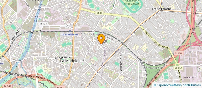 localisation de l'entreprise 953 696 135  à MARCQ-EN-BARŒUL