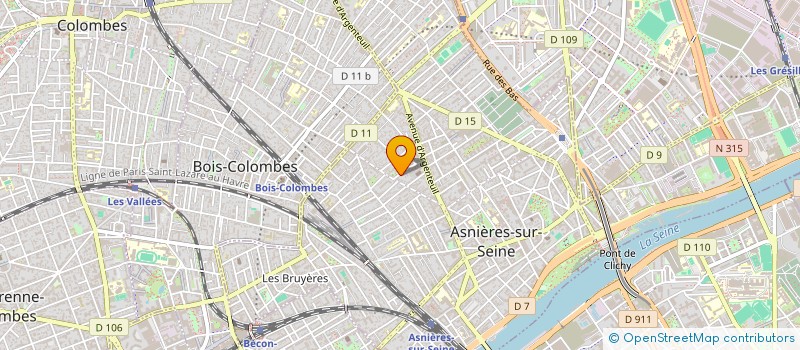 localisation de l'entreprise 953 698 446   ASNIERES-SUR-SEINE