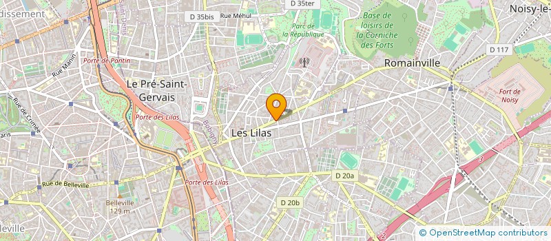 localisation de l'entreprise 953 711 496 à LES LILAS