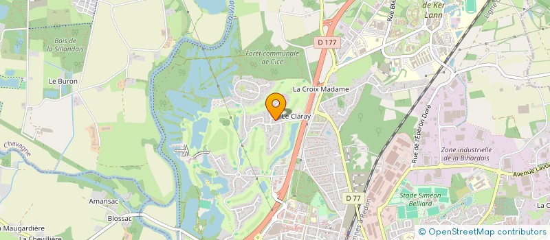 localisation de l'entreprise 953 731 999   BRUZ