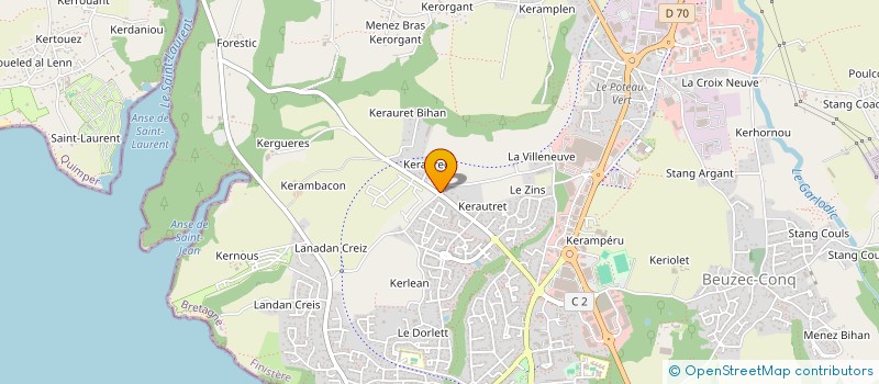 localisation de l'entreprise 953 792 744   CONCARNEAU