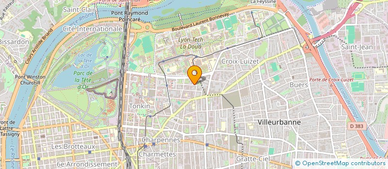 localisation de l'entreprise 953 812 211   CHAMPAGNE-AU-MONT-D'OR