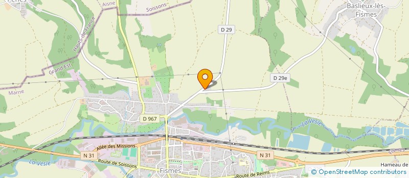 localisation de l'entreprise 953 821 840   FISMES