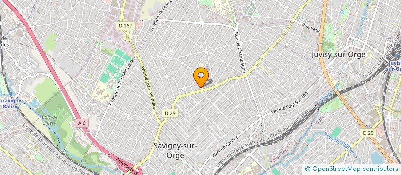 localisation de l'entreprise 953 835 204 à SAVIGNY-SUR-ORGE