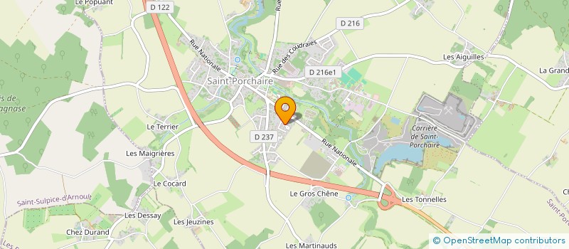 localisation de l'entreprise 953 839 644   SAINT-PORCHAIRE