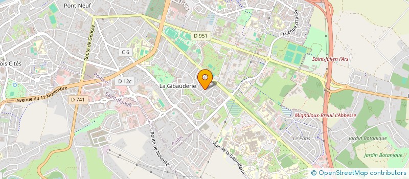 localisation de l'entreprise 953 849 445   POITIERS