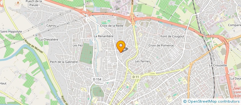localisation de l'entreprise 953 900 412   BEZIERS