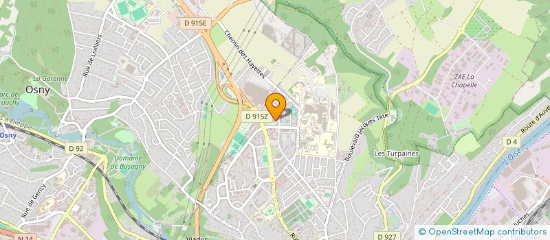 localisation de l'entreprise 953 916 459   PONTOISE