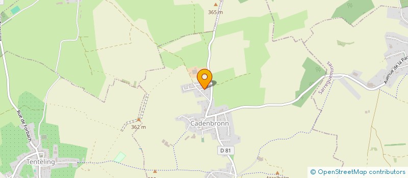 localisation de l'entreprise 953 925 401   NOUSSEVILLER-SAINT-NABOR