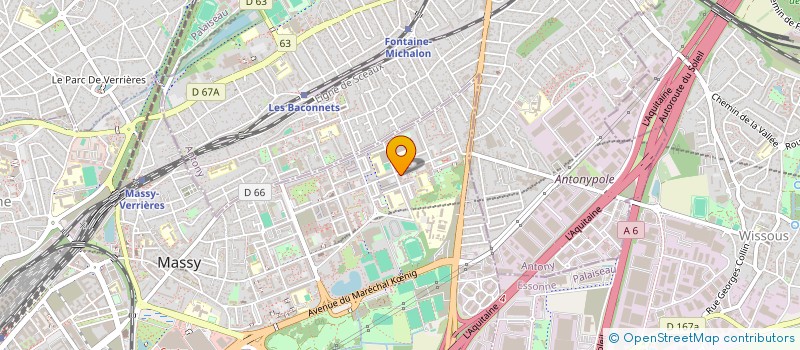 localisation de l'entreprise 953 943 016   MASSY