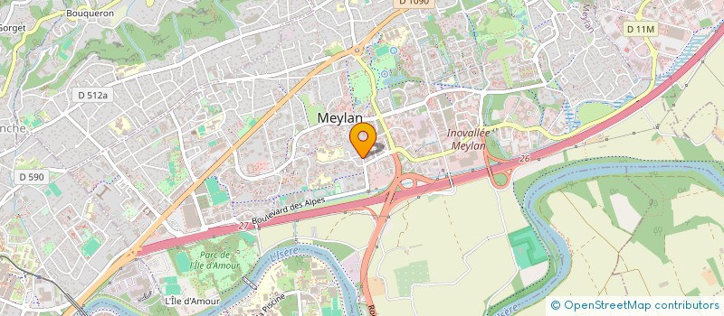 localisation de l'entreprise 953 968 724   MEYLAN