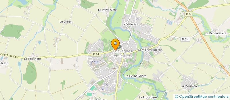 localisation de l'entreprise 953 971 694   CHAVAGNES-EN-PAILLERS