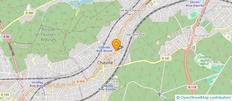 localisation de l'entreprise 953 979 861  à CHAVILLE