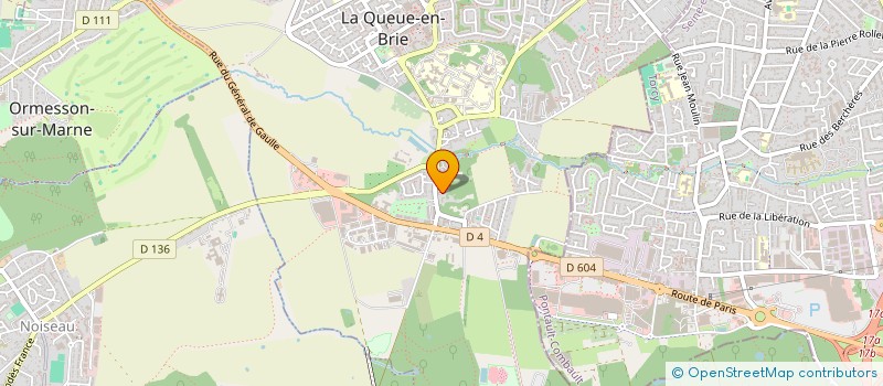 localisation de l'entreprise 953 992 831  à LA QUEUE-EN-BRIE