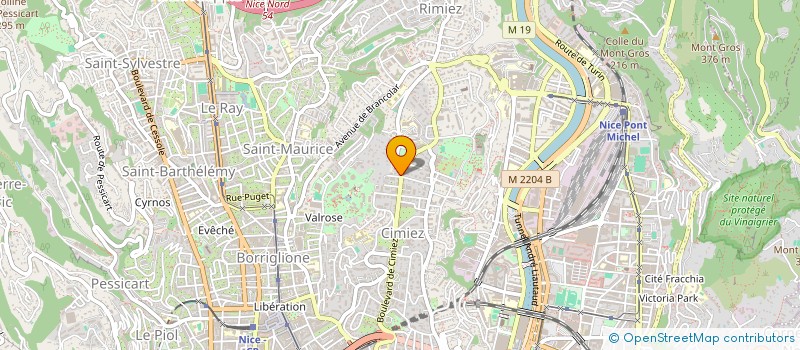 localisation de l'entreprise 953 998 721   NICE