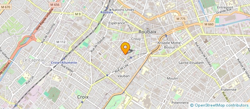 localisation de l'entreprise 954 006 888   ROUBAIX