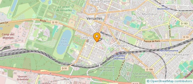 localisation de l'entreprise 954 060 158   VERSAILLES