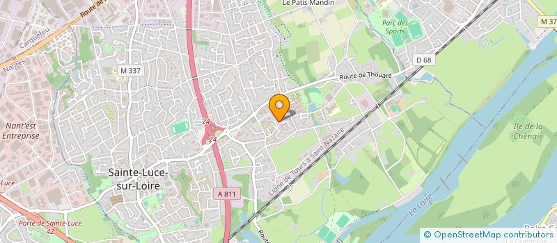 localisation de l'entreprise 954 074 001   SAINTE-LUCE-SUR-LOIRE