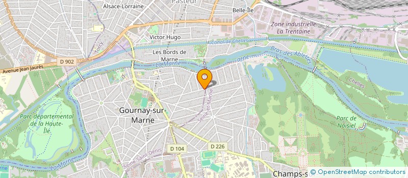 localisation de l'entreprise 954 077 087   GOURNAY-SUR-MARNE