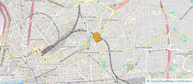 localisation de l'entreprise 96 AVE DES CHARTREUX à MARSEILLE