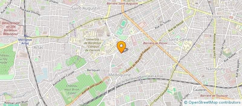 localisation de l'entreprise 97 SEMBAT DAGUERRE  BORDEAUX