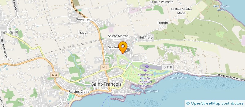 localisation de l'entreprise 971 LOC AUTO à SAINT-FRANCOIS