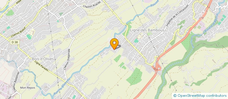 localisation de l'entreprise 974 KE  LA PLAINE-DES-PALMISTES