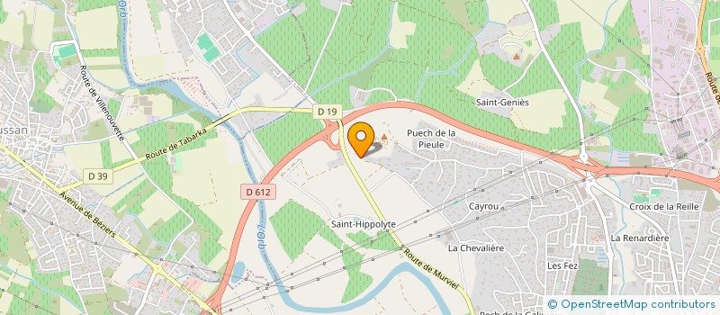 localisation de l'entreprise 977 504 810   BEZIERS