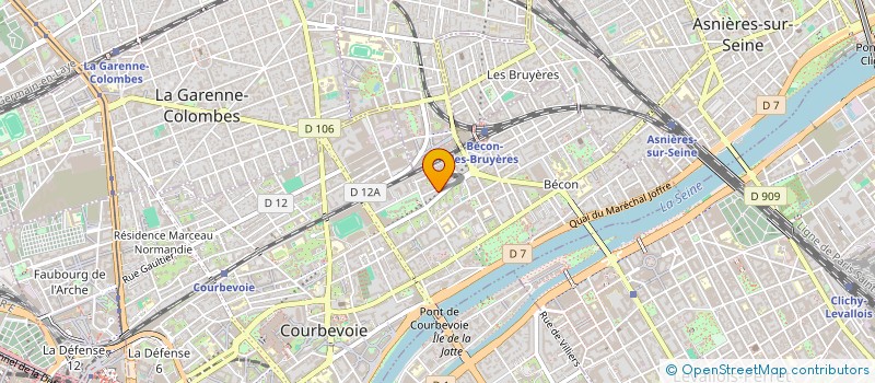 localisation de l'entreprise 977 548 338 à COURBEVOIE