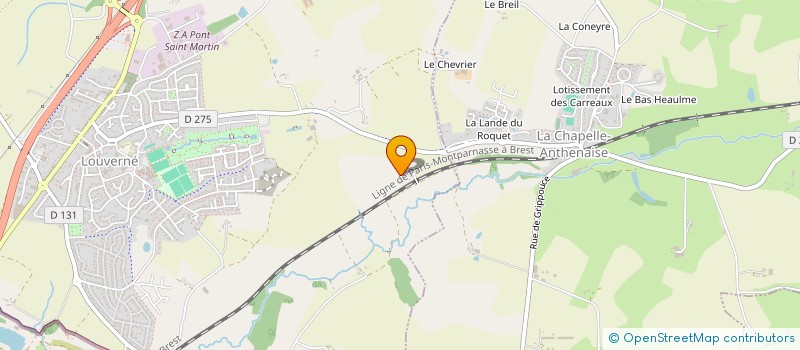localisation de l'entreprise 977 549 153 à LOUVERNE