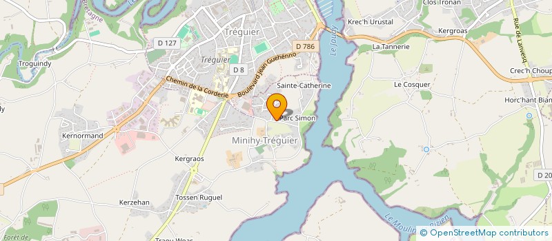 localisation de l'entreprise 977 579 879   MINIHY-TREGUIER